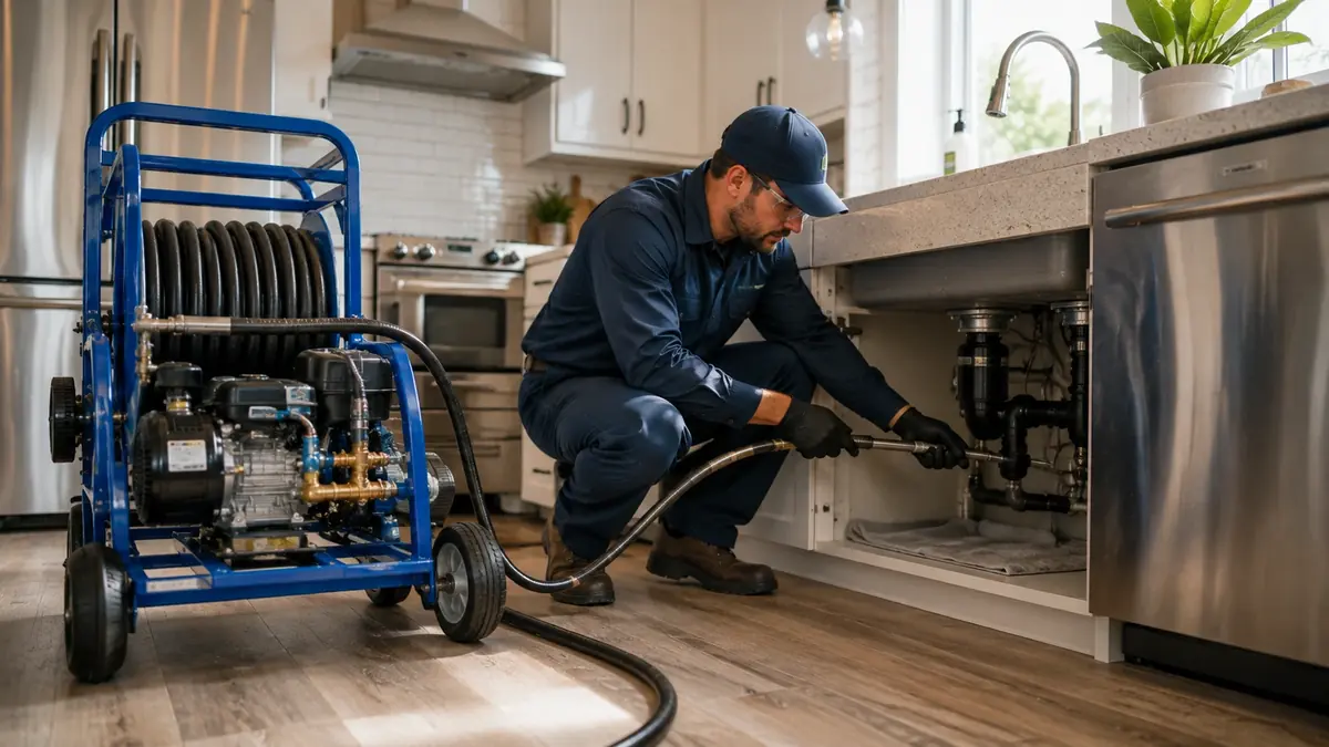 Kitchen Drain Hydro Jetting in La Quinta