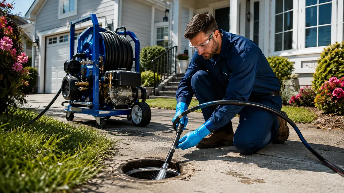 Residential Hydro Jet Drain Cleaning in La Quinta